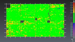 Heatmap-based formwork assessment chart using Cyclone 3DR (current method)